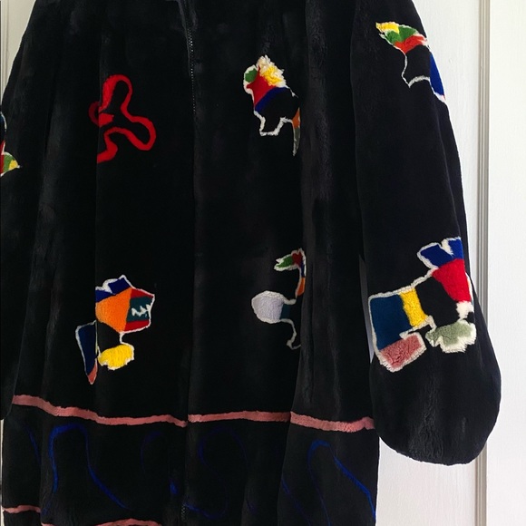 Zuki sheared beaver fur coat size 8 - Picture 7 of 14